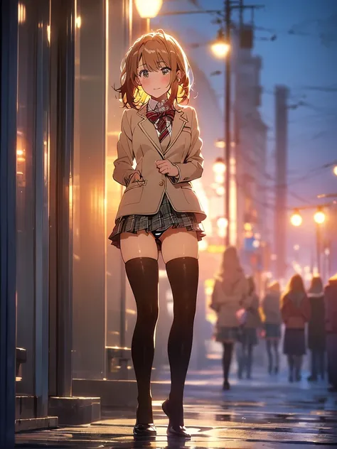 nswf,((masterpiece, highest quality, High resolution, 超High resolution, pixel perfect, Depth of written boundary, 4k, RTX, human development report))), 1 girl, single, alone, beauty、see the whole body、 ((short hair, short riuhai, reddish brown hair)), ((bl...