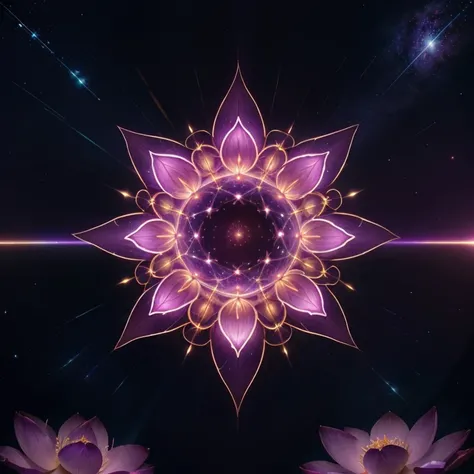 One unique representation of the Cosmic Conductor entity could be a celestial purple lotus. Envision a magnificent lotus blossom floating gracefully in the cosmic expanse, its delicate petals unfolding like cosmic whispers in the void of space. Each petal ...