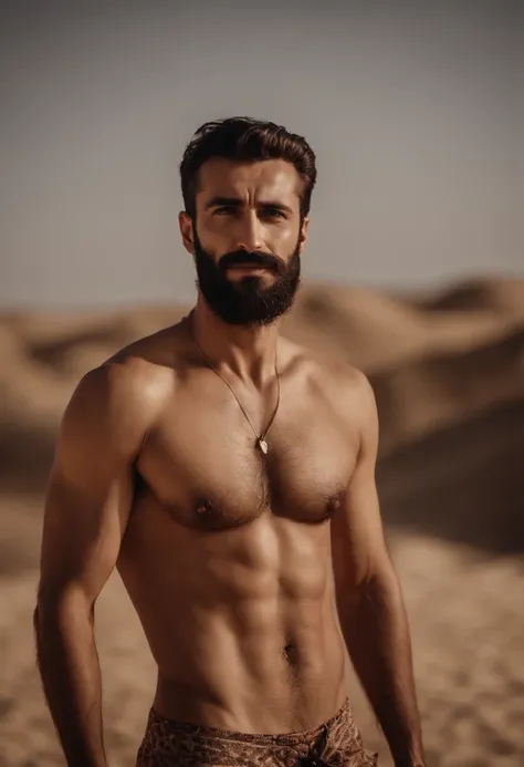 Handsome  beard Turkish guy tall thin shirtless desert bikini armpit underwear le