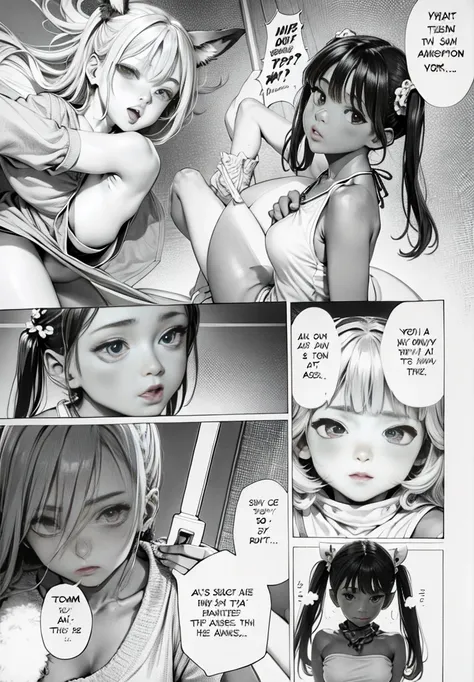 colored, manga, female slaves auction