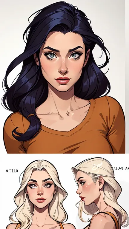 Female characters from The Lord of the Rings cartoon style:1.2), mulher Imagem de desenho animado de uma mulher , roupas sensuais , garota super fofa, cartoon style illustration, estilo de arte dos desenhos animados, estilo de arte dos desenhos animados, d...