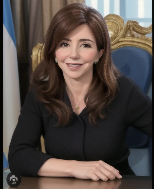 Female president of Argentina Cristina Fernández de Kirchner