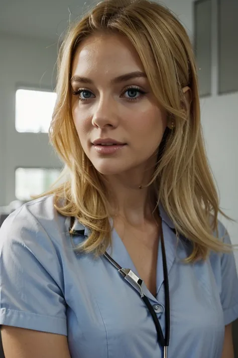 blonde nurse