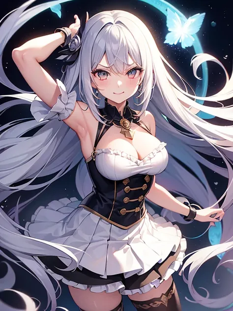 {{Eroge,CG Game,High quality CG Game},{{{1girl in}}},{{masutepiece}}, {{{Best Quality}}}, {{Very detailed}}, {{Illustration}} , ,{{magical little girl}},brooch,,,, {{messy hair}},,Big hair, Gradient Hair,Medium breasts,,,Drill Hair, {pocket watch},unreason...