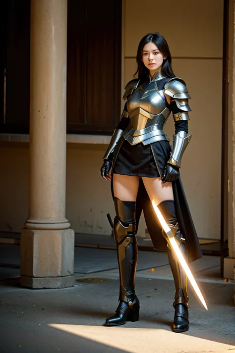 1girl,armor,(full body:1.2),