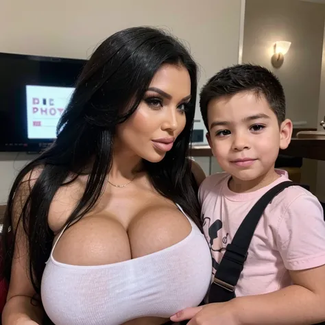 Bimbo and a little boy