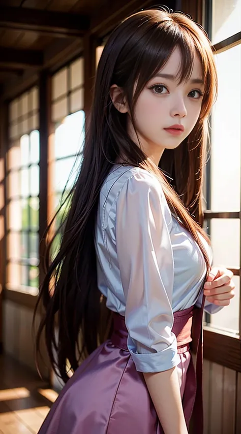 Realistic, asuna yuuki, ultra detail, raw photography, flawless detail, painstakingly high quality 