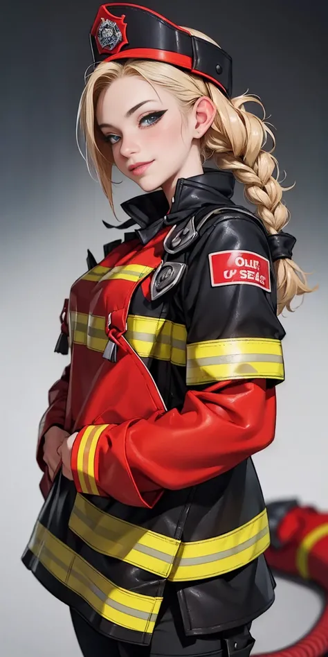 (nsfw, vulgar art:1.2), (2d style:1.2), (artwork:1.2), (lineart:1.33), , by (Satoshi Kon:1.2) BREAK, best quality, masterpiece, 8k, (hdr:1.1), (cinematic:1.2), (firefighters outfit, firefighters outfit:1.4), (medium breast:1), elsa of arendelle, long hair,...