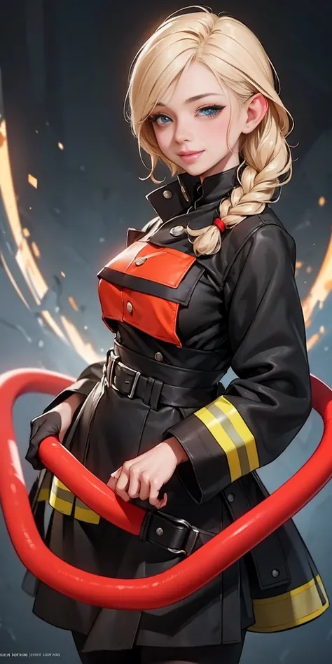 (nsfw, vulgar art:1.2), (2d style:1.2), (artwork:1.2), (lineart:1.33), , by (Satoshi Kon:1.2) BREAK, best quality, masterpiece, 8k, (hdr:1.1), (cinematic:1.2), (firefighters outfit, firefighters outfit:1.4), (medium breast:1), elsa of arendelle, long hair,...