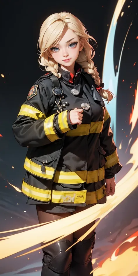 (nsfw, vulgar art:1.2), (2d style:1.2), (artwork:1.2), (lineart:1.33), , by (Satoshi Kon:1.2) BREAK, best quality, masterpiece, 8k, (hdr:1.1), (cinematic:1.2), (firefighters outfit, firefighters outfit:1.4), (medium breast:1), elsa of arendelle, long hair,...