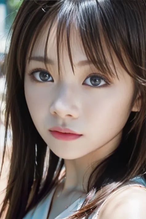 (8k, RAW photo, best quality, masterpiece, highres, absurdres, ultra detailed:1.3), (Photography, realistic, photo-realistic:1.4), (highly beautiful detail face: 1.3), (symmetrical eyes, highly beautiful detailed eyes:1.3), 1girl, japanese idol, 18 yo, you...