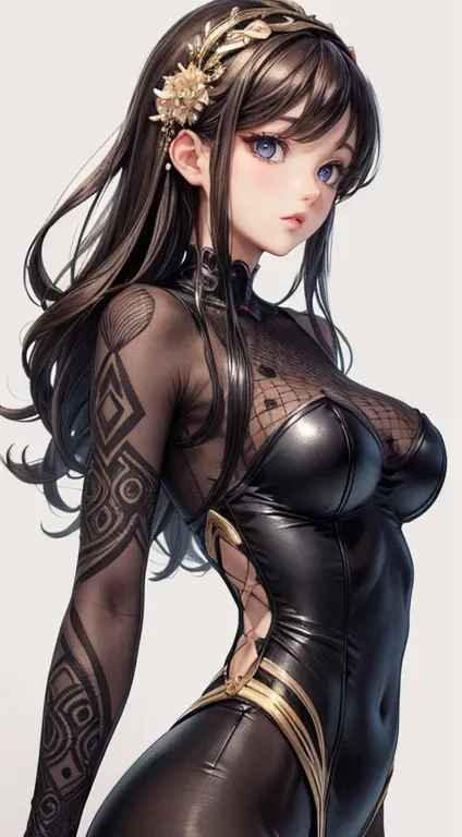 (highest quality, masterpiece:1.2), An illustration：Sounonaho, perfect body, Very feminine curves