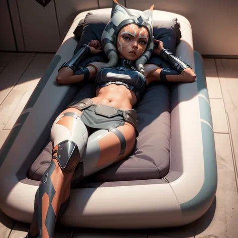 ahsoka lie in a latex vacuum bed