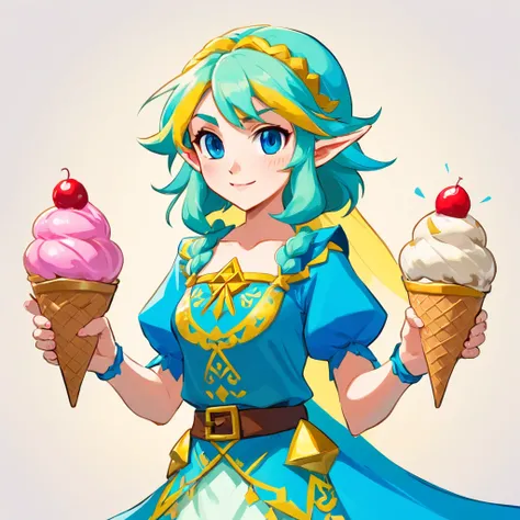 ice cream　woman