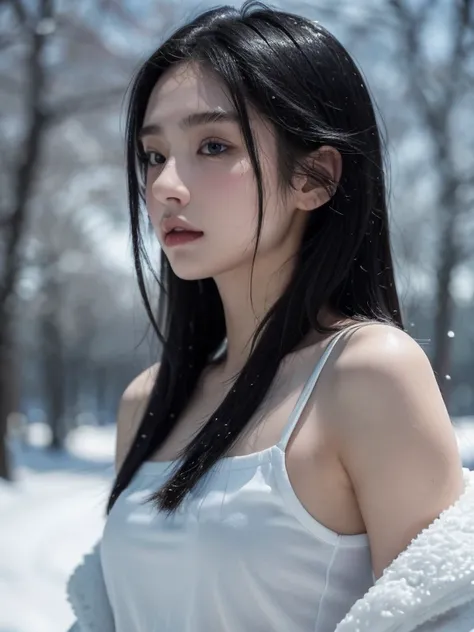 ( masterpiece, top quality, best quality,8k,17 years old girl,ultra detailed,raw photo:1.5),(photorealistic:1.4), (straight black hair:1.5), (cinematic lighting), PerfectNwsjMajic, , Surrealism, UHD, ccurate, Super detail, textured skin, High detail, Best ...