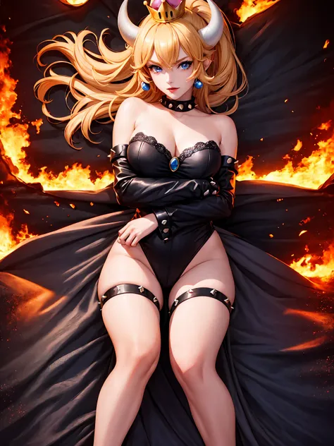 ((high detailed, best quality, 4k, masterpiece, hd:1.3)), ((best quality)), (((HD))), (((8k))), (ultraDH), (ultra HD), Princess Daisy, blue eyes, BREAK blue eyes, seductive, attractive, smooth anime cg art, 36C breasts, long legs, vivid colors, detailed di...