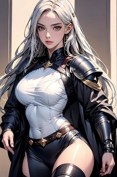 a close up of a woman in a sexy outfit with a sword, bikini armor female knight, armor girl, female knight, of a beautiful femal...