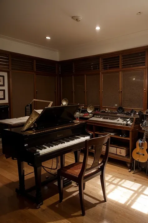 The epic music room in india with all instruments