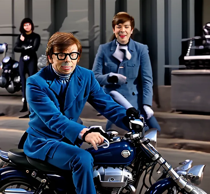 austin powers riding motorcycle on jacksonville florida