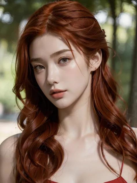 ( masterpiece, top quality, best quality,8k,17 years old girl,ultra detailed,raw photo:1.5),(photorealistic:1.4), (french twist hairstyle, red hair:1.5), (cinematic lighting), PerfectNwsjMajic, , Surrealism, UHD, ccurate, Super detail, textured skin, High ...