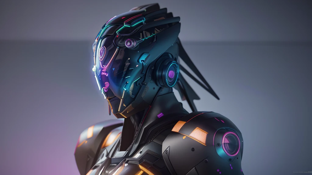 A cyberpunk robot woman in anime form, full HD quality:

1.33 anime ratio, high definition, cyberpunk lady robot, detailed, intricately designed, neon lights, metallic texture, glowing circuits, realistic eyes, expressive facial features, dynamic poses, hi...