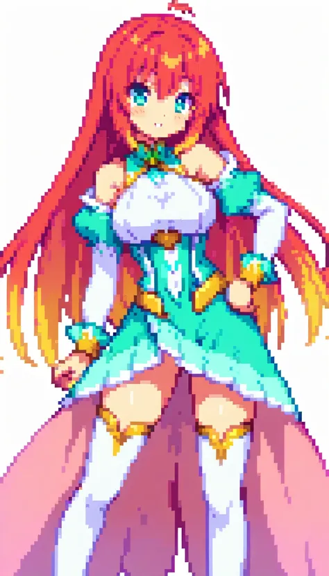 Performa high quality pixel anime girl  1024 bit