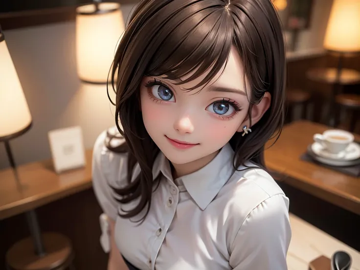 ((best quality:1.2, 8K, sharp focus, Photorealistic:1.2, masterpiece: 1.4, backlight, The ultimate girl, Highly detailed facial textures, Highly detailed facial textures, Detailed beauty makeup: 1.2, Realistic skin, delicate eyes, Detailed bangs)), ((waitr...