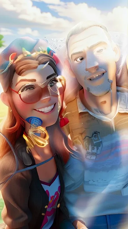 casal romantico, igual aos filmes Disney Pixar