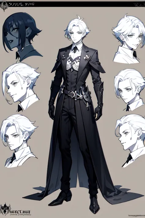 Make me a male ghoul Adoptable character sheet 