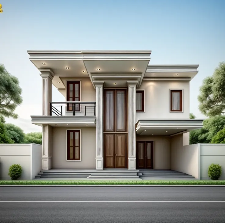 ((masterpiece,best quality,highres,sharp forcus)) (((detail forcus))) , (house in style of neoclassic) clarify the details of mo...