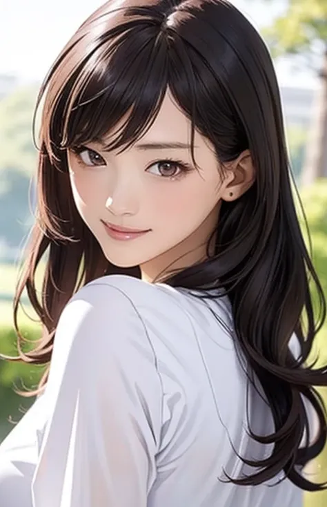 masterpiece、highest quality、High resolution、High quality images、8K, 1 female、skin luster、Texture of skin and clothing、Expression of fine eyes、shiny hair,long hair girl, Manga inspired by Lee Jong-suk, trending on deviantart, realism, detailed manga style, ...