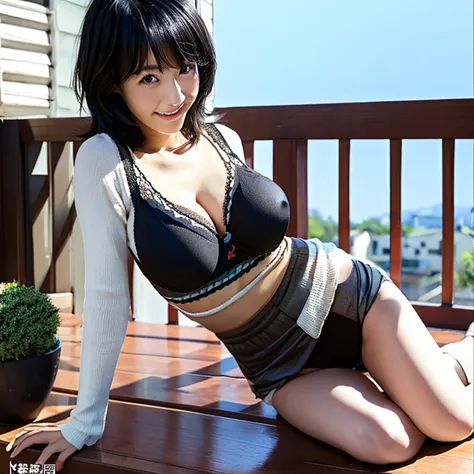 
arafed asian woman in a black bikini posing on a balcony, a picture by Kentaro Miura, tumblr, shin hanga, mayuri shiina, deayami kojima, kotegawa yui, ayami kojima amano, sui ishida with black hair, 2b, 2 b, young skinny gravure idol,take care of texture、...