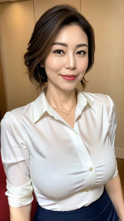 最high quality, 8K, lively, sharp focus, high quality, High resolution, middle-aged women, mature woman, 49 years old, (Full body Esbian), (Detailed face wearing high heels, highly detailed eyes, thick lips, plump body shape、plump face、((big breasts 1.8))、(...