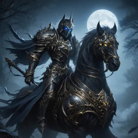 high resolution, high quality, masterpiece.anthropomorphic cat in the armor of a knight, riding a horse, noir style, in the armo...