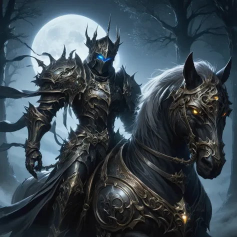 high resolution, high quality, masterpiece.anthropomorphic cat in the armor of a knight, riding a horse, noir style, in the armo...