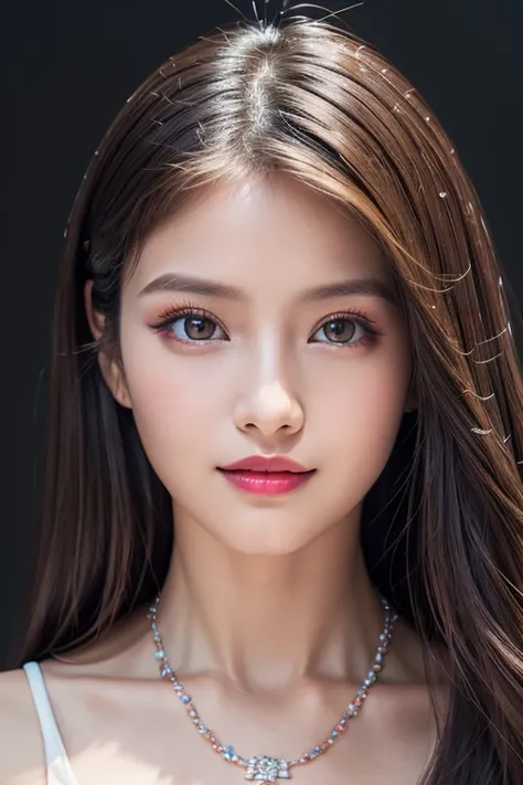 (highest quality、table top、8k、best image quality、award-winning work)、(one young girl, 14 years old:1.3)、(red eyeshadow:1.2)、perf...