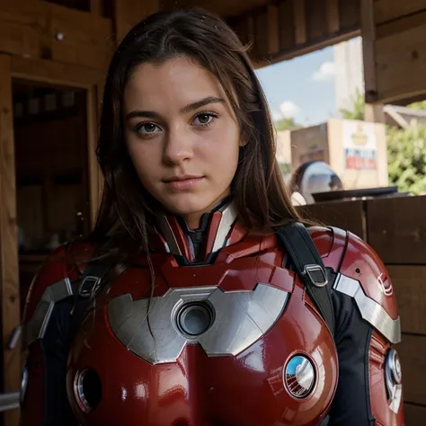 Ironman, fille 18 ans, gros seins