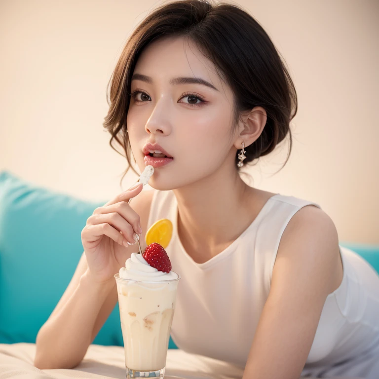 (best quality,4k,8k,highres,masterpiece:1.2),ultra-detailed,(realistic,photorealistic,photo-realistic:1.37),ice cream,delicious treat,cold dessert,sculpted details,dripping sweetness,sweet temptation,luscious flavors,irresistible indulgence,creamy texture,...