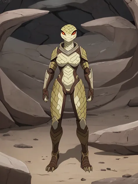 Anthro viper without legs and viper armor
