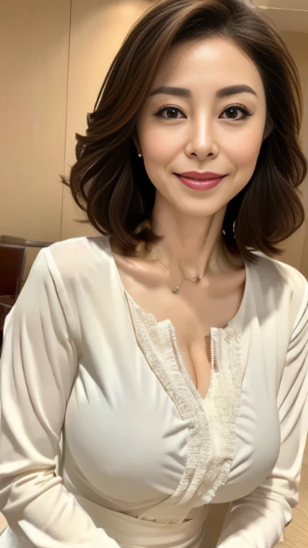 最high quality, 8K, lively, sharp focus, high quality, High resolution, middle-aged women, mature woman, 49 years old, (Full body Esbian), (Detailed face wearing high heels, highly detailed eyes, thick lips, plump body shape、plump face、(((big breasts 2.3)))...