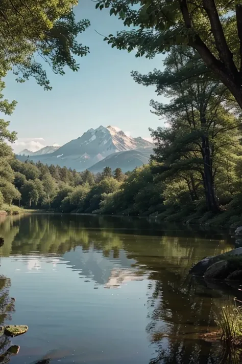 tranquil landscape video that conveys peace, relaxation