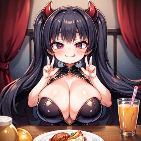 (very detailed:1.3),(very detailed:1.2),(最high quality:1.2),(table top:1.2), (alone), (1 girl),High resolution、High level image quality、masterpiece、high quality,child&#39;body of。succubus girl、masterpiece,最high quality,anime,Blowjobgesture,1 girl,blush,Ope...