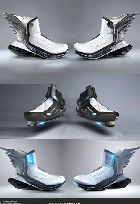 Futuristic flying shoes