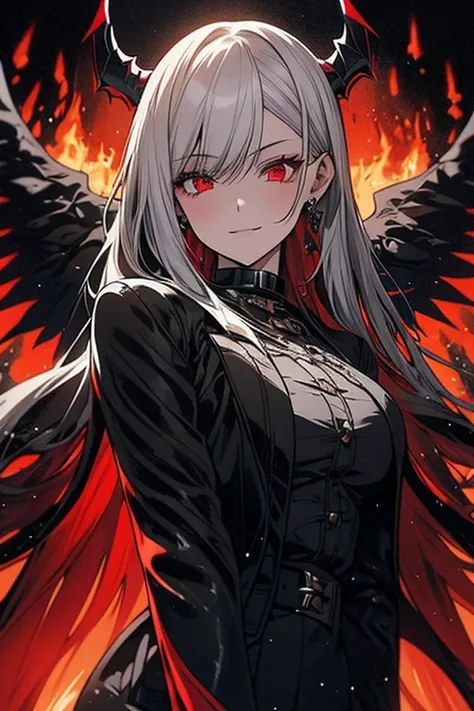 cute girl wth devil wings