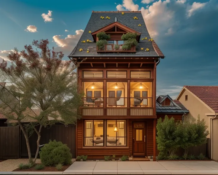 cinematic photo of a house