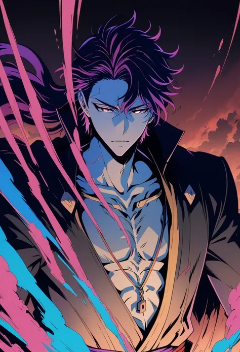 1boy, Aizen Sosuke ,Bleach, A former captain in the Soul Society who turns out to be the main antagonist of the series. Aizen is a manipulative and intelligent villain who is always several steps ahead of his opponents, (masterpiece), (best quality), (ultr...