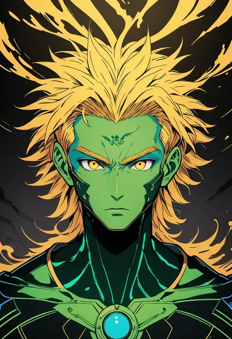 1boy, Meruem, Hunter x Hunter, The chillingly powerful yet philosophically curious Chimera Ant King who serves as the main antagonist in the Chimera Ant arc, challenging the morals and resolve of the heroes, (masterpiece), (best quality), (ultra-detailed),...