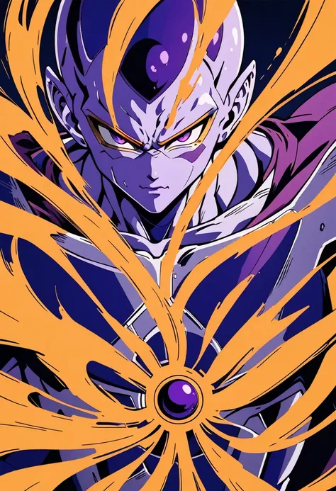 1boy, Frieza ,Dragon Ball Z, With his menacing aura and that chillingly calm demeanor, Frieza is the epitome of ruthless power. Plus, that final form transformation? Iconic, (masterpiece), (best quality), (ultra-detailed), very aesthetic, illustration, dis...