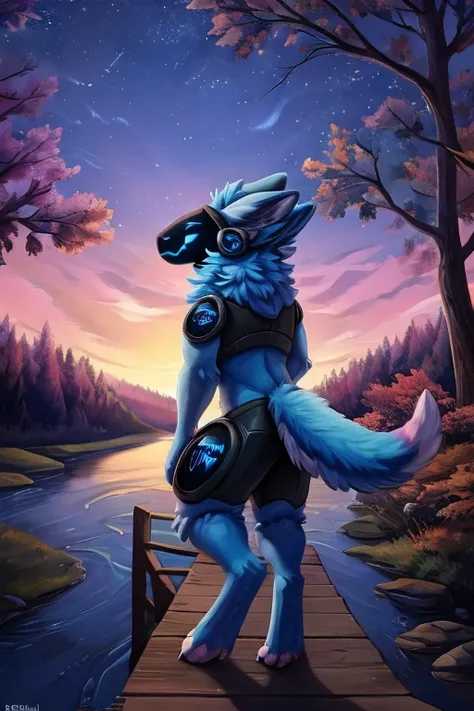 (((Light blue fur protogen))) , big chest, day, sexy, sensual, detailed, uploaded to e621, beautiful and detailed portrait of an anthropomorphic Light blue fur protogen, (((male ))) uploaded to e621, zaush, foxovh, movie lighting, , thicc, alone, ((submiss...