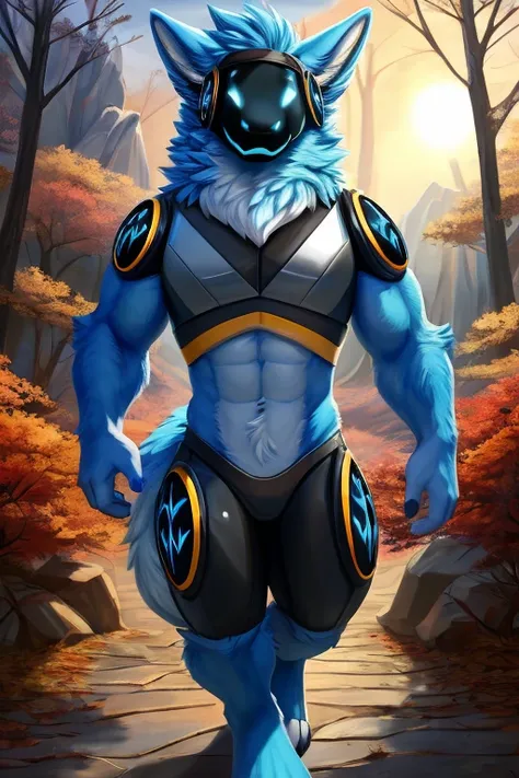 (((Light blue fur protogen))) , big chest, day, sexy, sensual, detailed, uploaded to e621, beautiful and detailed portrait of an anthropomorphic Light blue fur protogen, (((male ))) uploaded to e621, zaush, foxovh, movie lighting, , thicc, alone, ((submiss...